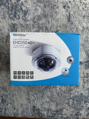 EverFocus EHD350 Rugged Dome Color CCD Camera 1/3'' Super High Resolution (New)