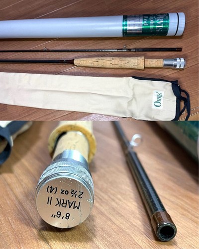 ORVIS Fly Rod Graphite Mark 2 #4 8ft6inch 2 pieces Fly Fishing - Picture 4 of 8