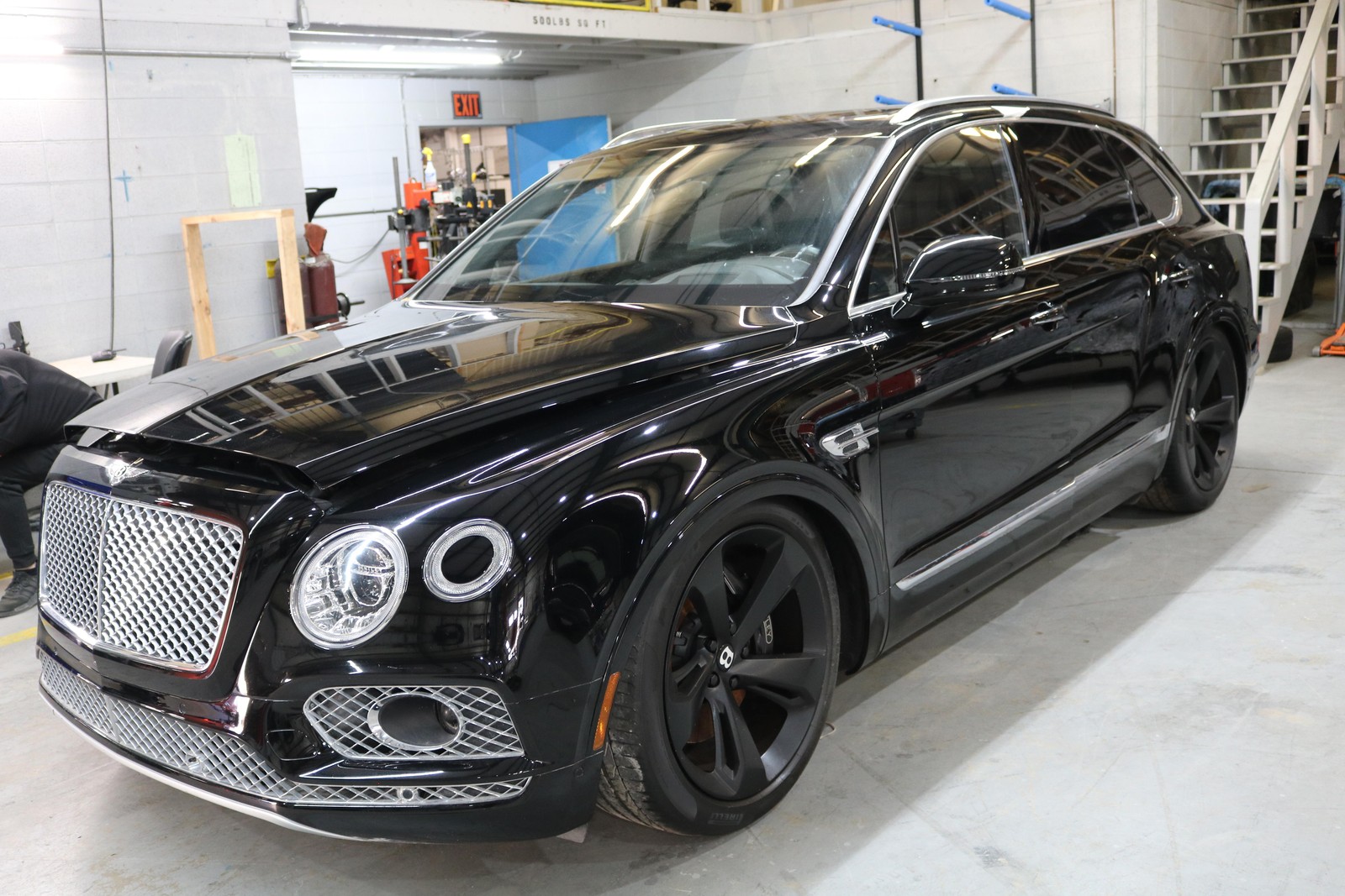 2018 BENTLEY BENTAYGA FRONT LEFT SIDE LED ADAPTIVE SELF LEVELING HEAD LIGHT