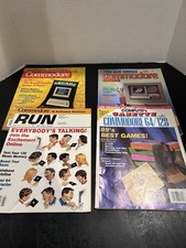 Lot Of 4 Run / Commodore Magazines 1987/1989/1991