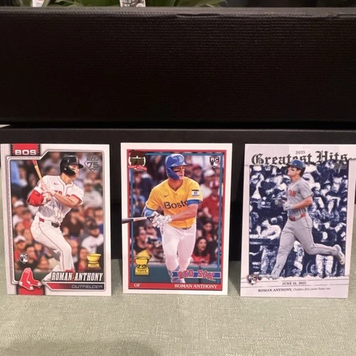 Topps 2026 Series 1 Roman Anthony 6 card Rookie Card Lot Red Sox Rookie MLB
