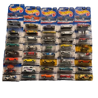 1998 Hot Wheels First Editions Complete 40 Car Set - ERROR Card