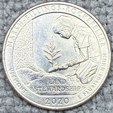 2020 P - US ATB QUARTER - Marsh-Billings-Rockefeller - USA America The Beautiful