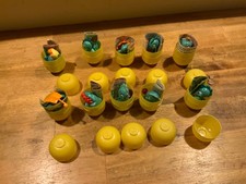 10 Original Drolly Dinos 1993 Komplettsatz im original Ei