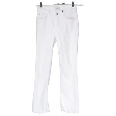 Fiveunits, Jeans, Größe: 24, Weiß, Baumwolle/Elasthan/Polyester, Einfarbig #A0m