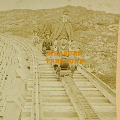 C.1900 MT. WASHINGTON RAILWAY DOUBLETS UNUSUAL KILBURN PHOTO STEREOVIEW F49