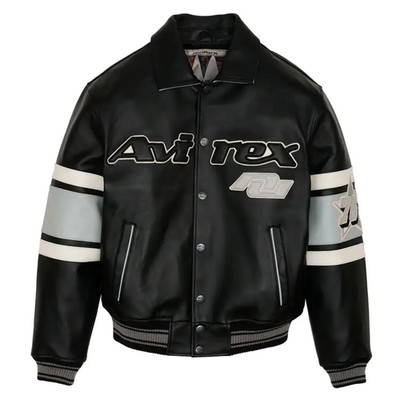High Quality Leather Avirex Jackets Premium Design Available In All Sizes & Col