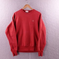 Vintage Champion Reverse Weave Red Crewneck Sweatshirt Mens Medium