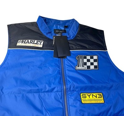 Harley Davidson Motorcycle #1 USA Racing Department Vest Jacket Men s 3XL NEW