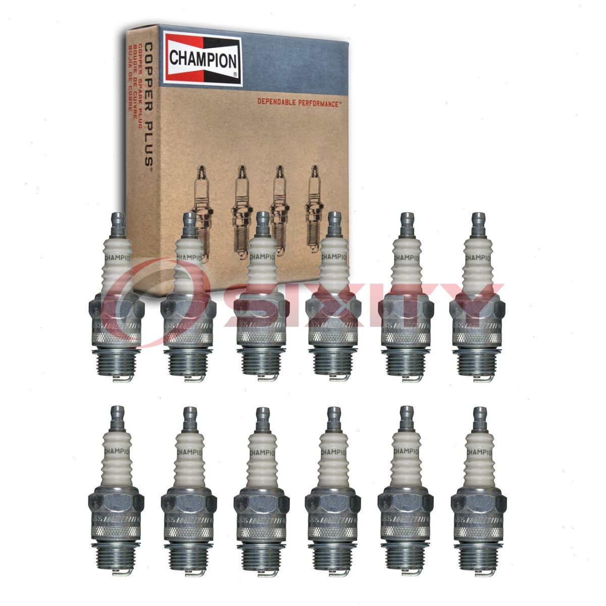 12 pc Champion Industrial Spark Plugs for 1930 Nash Series 480 4.0L L6 nh
