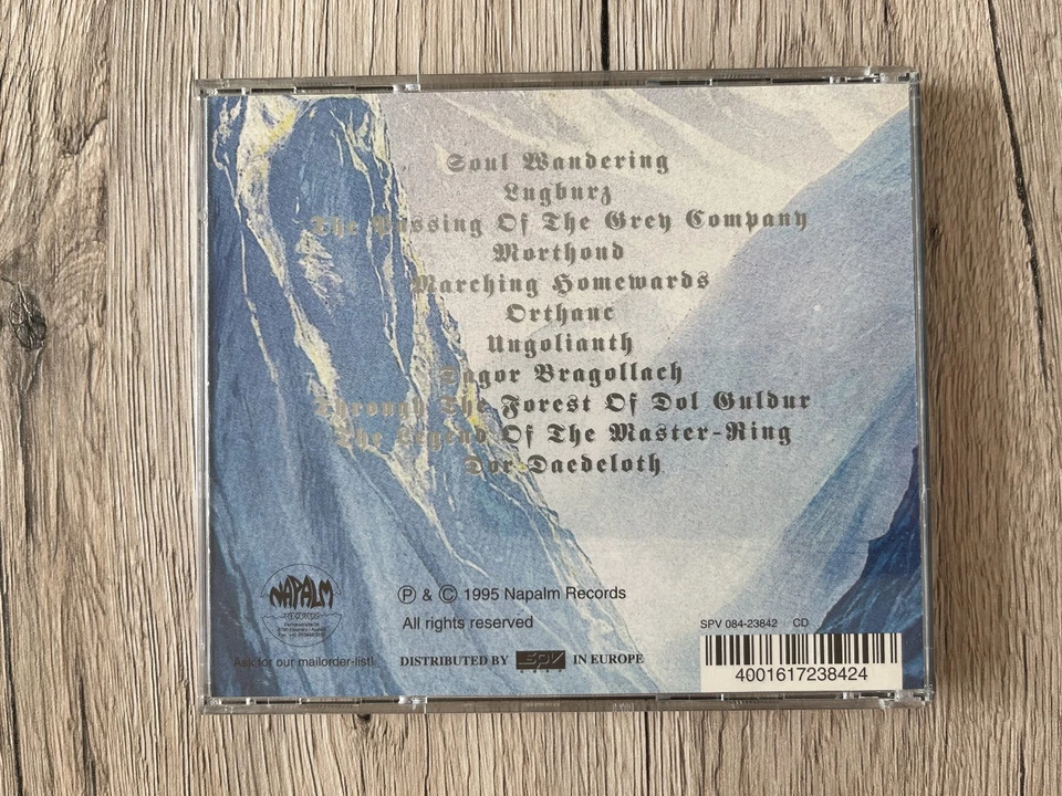 ***TOP: SUMMONING - MINAS MORGUL, 1st PRESS 1995, NAPALM RECORDS – NPR013*** - Bild 2 von 3