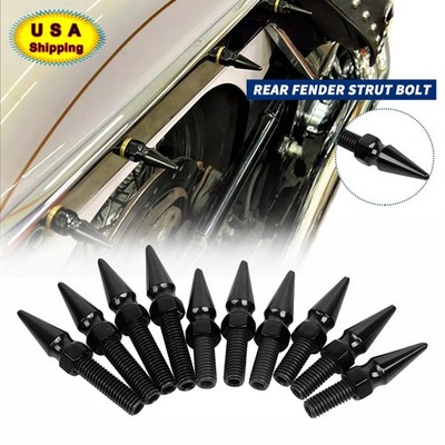 CNC Rear Fender Strut Iron Bolt For Harley Softail Deluxe FLSTN Standard FXST