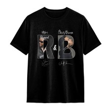 Vintage Usher Raymond Chris Brown R B Signature T-Shirt 90s Hip Hop Fan Concert
