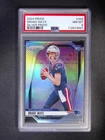 2024 Panini Prizm Drake Maye #329 RC Rookie Silver PSA 8