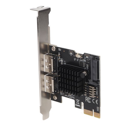 PCIE Zu Power Esata Erweiterungskarte 2 Port 6 0 Gbps Unterstützt Hot Swap P NTS - Bild 5 von 22