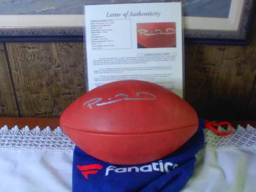 Patrick Mahomes Chiefs Signed "The Duke" Wilson NFL Football AUTO JSA LETTER COA