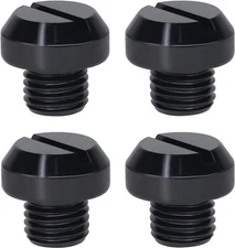 Mirror Hole Plug M10x1.25 Aftermarket Replacement Parts Universal Fit (black