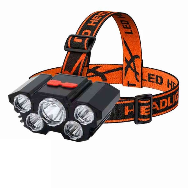 Led-Stirnlampe 20.000 Lumen Wiederaufladbar Outdoor Camping Wandern-image