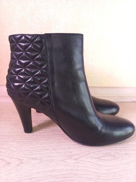 Women Gerry Weber Ankle Boots Black Leather 42
