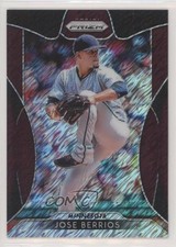 2019 Panini Prizm Tier II Burgundy Shimmer Prizm 2/25 Jose Berrios #175 0f8