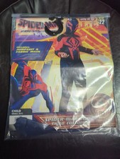 Spider-Man 2099 Costume, Across the Spider Verse Suit Mask, Size S 4-7 , New