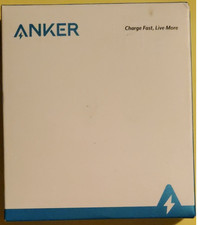 NIB ANKER POWERCORE 10000 B2C BLACK 6 CHARGER EXTERNAL BATTERY NIB