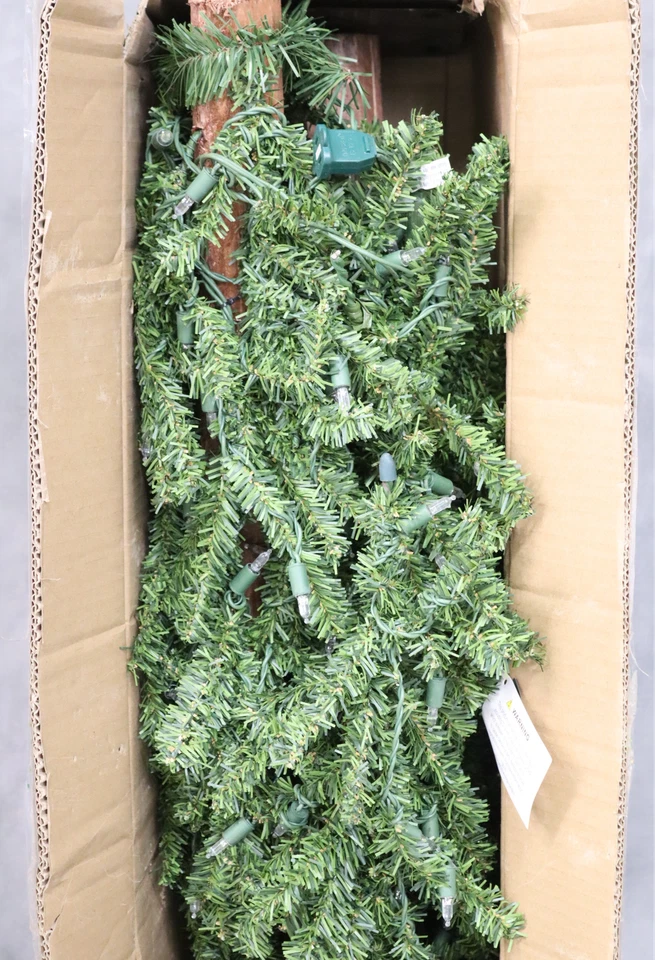 Juego de 3 árboles de Navidad artificiales alpinos naturales Vickerman 2 3 4 Foto 2 de 4