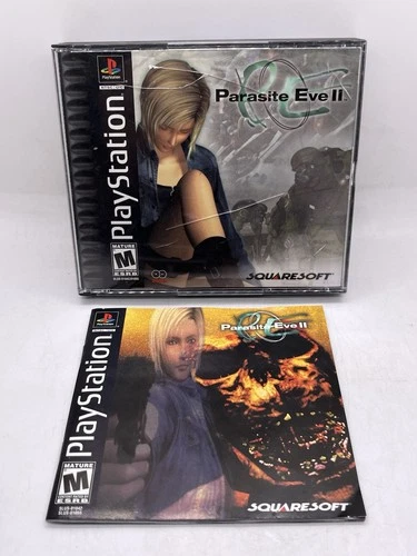 Parasite Eve II 2 Sony PlayStation 1 PS1 CIB Complete Cracked Case w Manual
