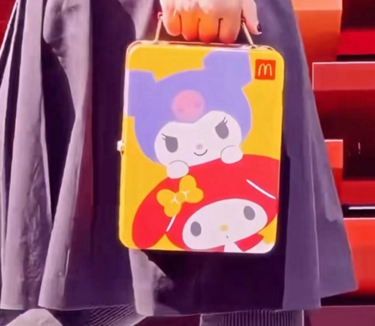 2026 New Kuromi X Melody McDonald's Crystal Portable Mini Mahjong