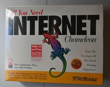 Internet Chameleon v5.0 1996 Factory Sealed NetManage 763109100568