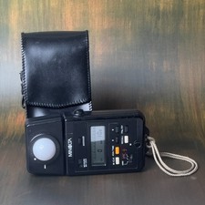 Minolta Auto Meter III F Light Exposure Meter With Case. Calibrated