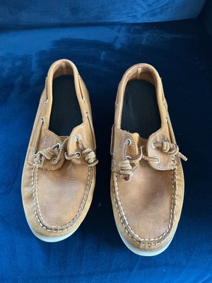 Timberland Amherst Boat shoes, men 8, light brown