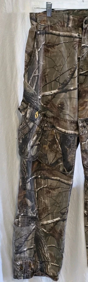 Scent Blocker Pants Mens Large Brown Camo Bone Collector Hunting 9 Pocket - Image 4 of 4