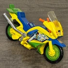 Vintage TMNT Channel 6 News Motorcycle Cycle Teenage Mutant Ninja Turtles 1991
