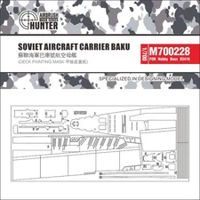 Hunter M700228 1/700 SOVIET AIRCRAFT CARRIER BAKU DECK PAINTING MASK