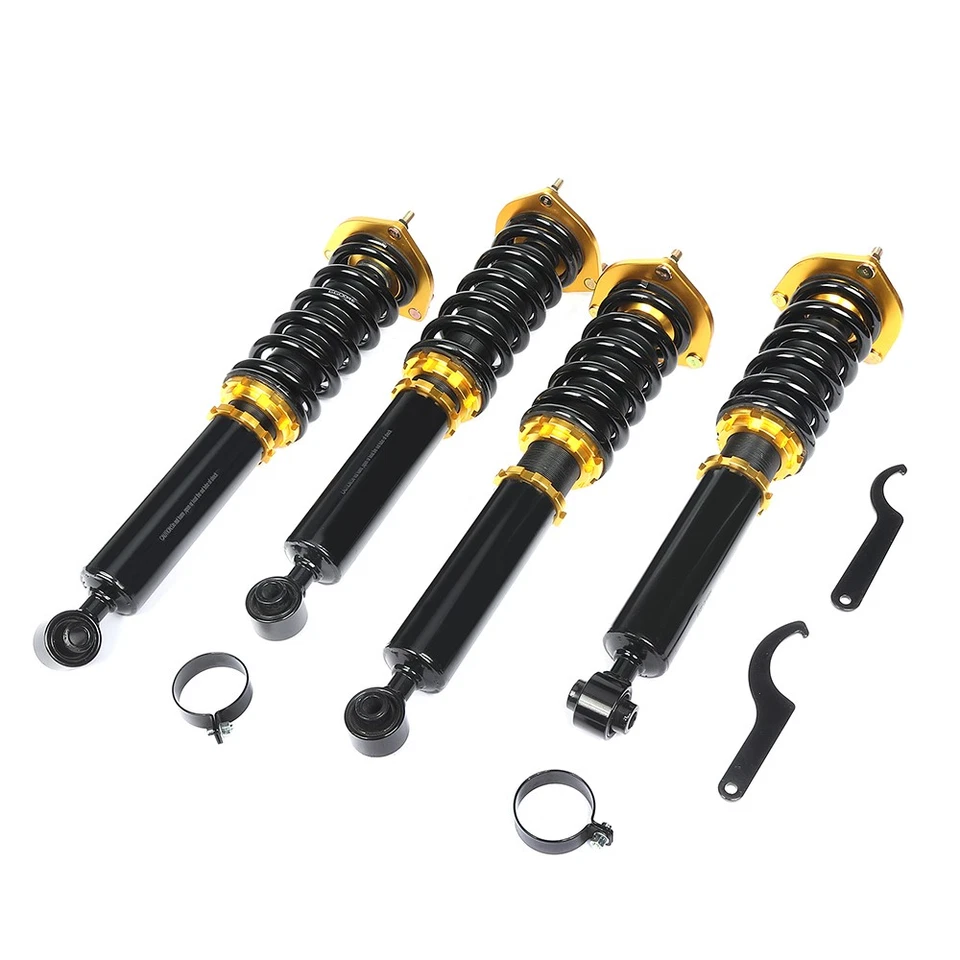 2pcs Front + 2pcs Rear Coilovers + 2pcs Spanner For 1986-1992 Toyota Supra Foto 2 de 4