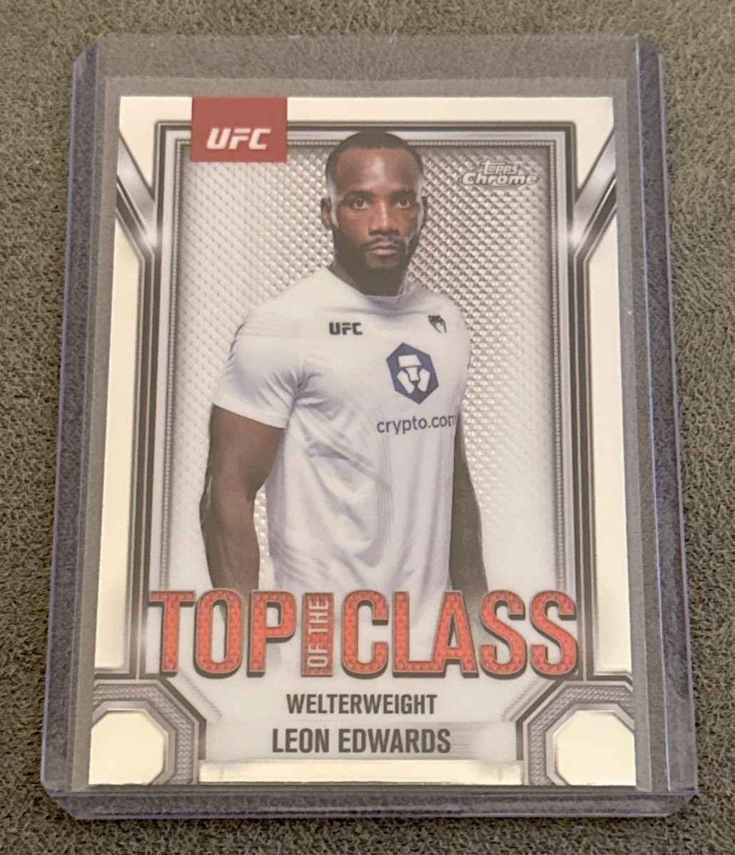 2025 Topps Chrome UFC - Leon Edwards #TTC-9 Top of the Class