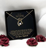 To My Wife Necklace Wife Gift from Husband, Anniversary Gift, Wife Birthday
