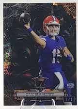 Graham Mertz 1/1 2024 Wild Card 7 Card Studs Rookie RC Florida Houston Texans SP. rookie card picture