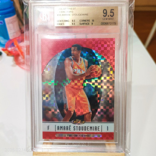 2006-07 finest X-factors Amare Stoudemire bgs9.5 /25