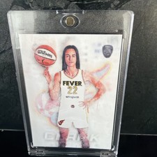 ⭐️Caitlin Clark Rookie Card #8 Fever-Iowa Limited Print #50/50! Artist Signed⭐️