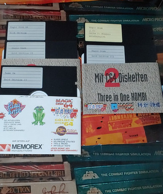Magic Disk Gold Edition 1-3  Commodore 64 (5 Disks) working classic 8-bit
