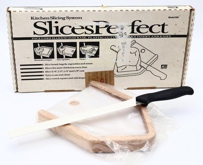SLICE PERFECT Kitchen Knife & Cutting Board Slicing System (Model 1101) NEW