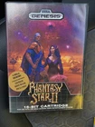 Phantasy Star II Sega Genesis CIB Complete w Box Manual Tested Working
