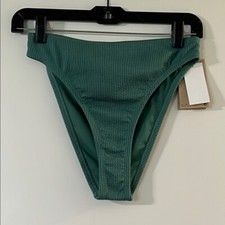Nike Green Ribbed Bikini Set
