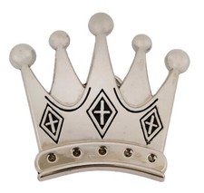 Rock Rebel Royal Crown Belt Buckle New Men Women Silver Metal 3 choppers Cowboy