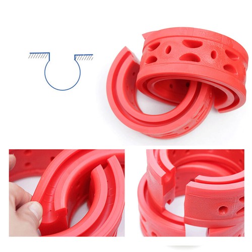 2pcs Rear Air Suspension Shock Bumper Spring Coil Cushion Buffer For Toyota VitZ - Foto 4 di 8