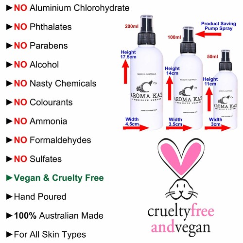 Coffee Cinnamon & Vanilla Body Spray Mist Vegan & Cruelty-Free Creamy Cafe Bliss - Picture 2 of 6