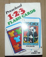 Preschool Picture Number Flash Cards.   D1