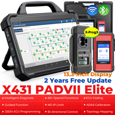 2025 LAUNCH X431 PAD 7 VII X-PROG 3 Profi OBD2 Diagnosegerät ECU Programm Coding